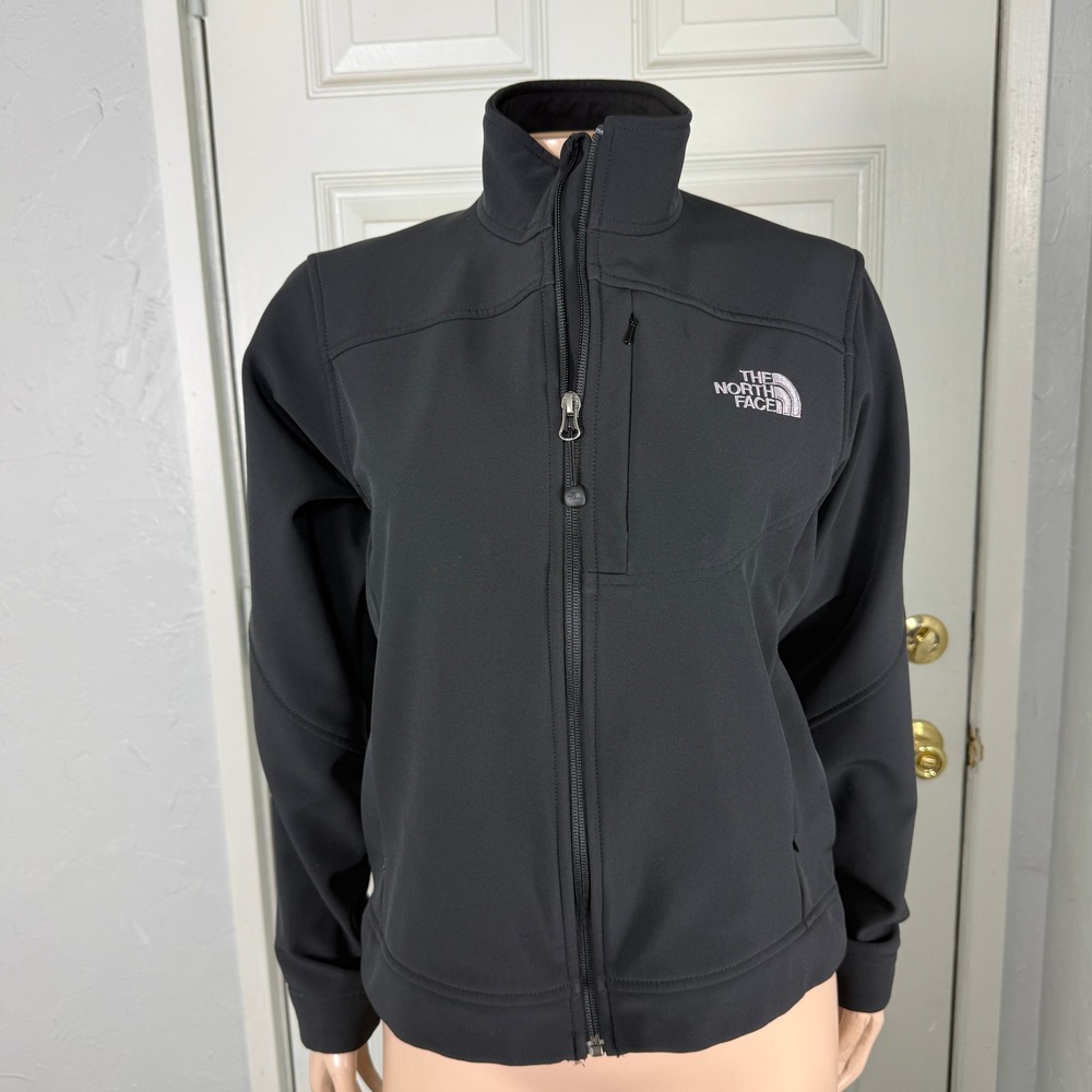 The North Face Women Jacket Small Full Zip Apex Bionic Softshell Fleece lined G9